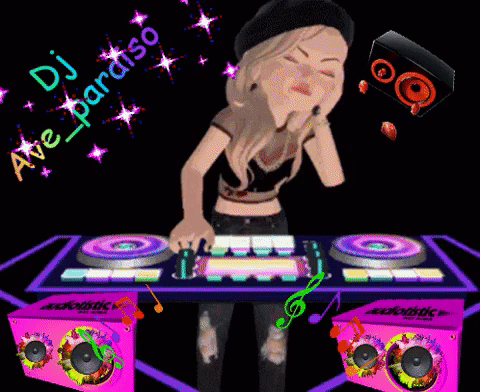 Ave-paraiso. La dj con la forma de emitir con sus sonrisas, sus gracias y sobre todo con el buen hacer que invita a pasarlo bien,en la radio. España. Ave-paraiso